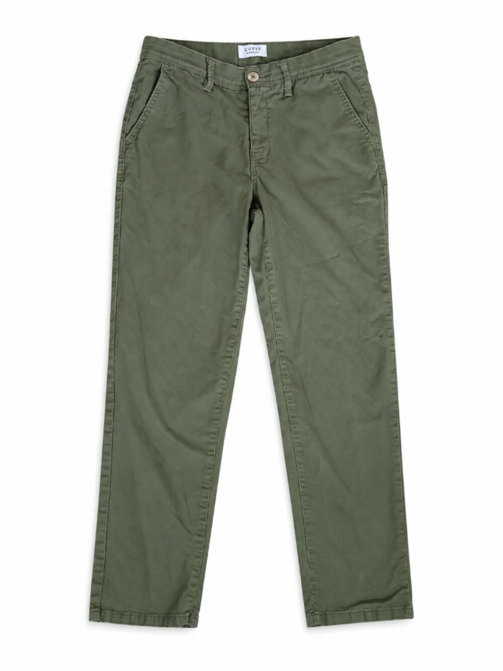 Olive Green Mid Rise Stright Lightweight Pants Size 26